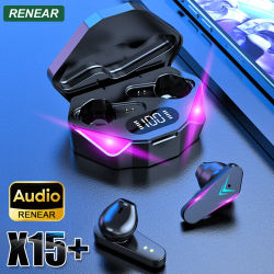 Auriculares inalámbricos TWS con Bluetooth, auriculares estéreo LED para jugadores, para iPhone inteligente, Android, Ios, Huawei, Xiaomi, Redmi mi, con micrófono