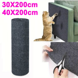 Estera autoadhesiva para rascar gatos, Protector de muebles de Sisal duradero, almohadilla rascadora personalizable DIY para protección de sofá