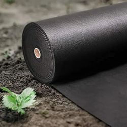 1 rollo de barrera de malas hierbas de tela para paisaje de jardín, estera de jardinería de carreteras de coche de alta resistencia, cubierta de suelo de polipropileno, planta, flor, cría de vegetales