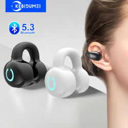 Auriculares Bluetooth 5,3 con Clip para la oreja, auriculares inalámbricos TWS, auriculares estéreo HiFi con reducción de ruido para Xiaomi iPhone Samsung