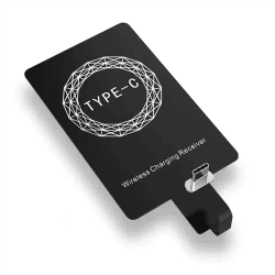 Receptor de carga inalámbrica tipo C Adaptador de cargador inalámbrico rápido tipo C para Samsung Huawei Xiaomi HY