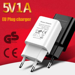 Cargador de Pared USB Mini de 5V 1A, Cargador de Teléfono Móvil con Enchufe Europeo, Adaptador de Viaje para iPhone 13, Android, Xiaomi Mi11, Huawei Mate30