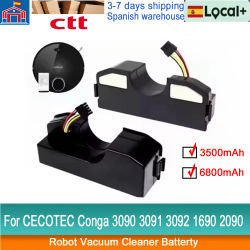 Batería de repuesto Conga 3090 cecotec para CONGA 3091 3092 1690 1890 2090, accesorios para Robot aspirador, piezas de repuesto