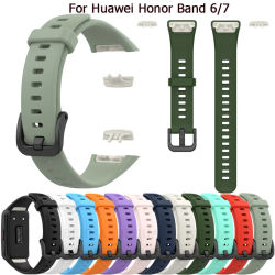 Correa para Huawei Band 6 pulsera suave pulsera deportiva hebilla Correa de reloj para Huawei honor 7 6 Smartwatch Correa accesorios de cinturón