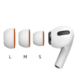 Almohadillas de espuma viscoelástica para Airpods Pro auriculares inalámbricos Bluetooth cubiertas de silicona para los oídos almohadillas para los oídos 2 unids/par