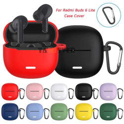 Funda protectora de silicona para Redmi Buds 6 Lite, funda protectora para auriculares inalámbricos Bluetooth Redmi Buds 6 Lite