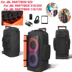 Funda antipolvo para altavoz portátil con bolsillo para micrófono para JBL PARTYBOX 310 320 520 710, bolsa de almacenamiento para altavoz, funda de transporte para altavoz de fiesta