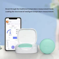 Termómetro médico para niños, aprobado por la FSA, para adultos y bebés, almohadilla de termómetro Digital, seguimiento de aplicaciones de monitoreo en tiempo Real