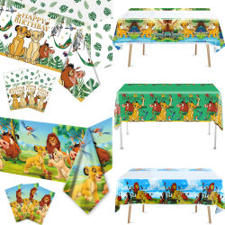 Simba León rey mantel fiesta de cumpleaños decoración de mesa rectangular el León cubierta de mesa para chico Baby Shower suministros de Halloween