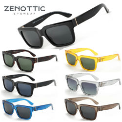 ZENOTTIC 2026 Nuevas Gafas de Sol Polarizadas Cuadradas de Moda para Mujer y Hombre, Protección UV400, Gafas de Sol Rectangulares