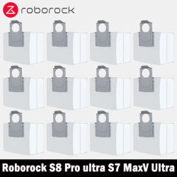 Reemplazo de bolsa de polvo Roborock S8+ / S8 Pro Ultra / S7 MaxV Ultra / S7 Pro Ultra / Q7 Max+ / Q8 Max Puls Vacuum Dock autovaciado
