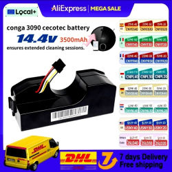 Envío desde Polonia 3500mAh CECOTEC CONGA 3090 3091 3092 1690 2090 14,4 v Robot aspirador batería accesorios de repuesto