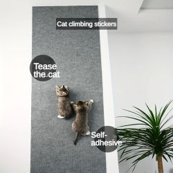 Almohadilla para rascar gatos montada en la pared, tablero para rascar gatos autoadhesivo antideslizante, Protector de muebles de interior duradero y cortable