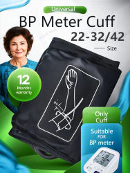 AiQUE 22-32/42cm Monitor de presión arterial brazalete para brazo Monitor de presión arterial medidor tonómetro de pulso cinturón de medición brazalete