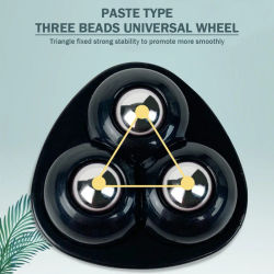 Ruedas universales silenciosas autoadhesivas de 4/8 piezas: ruedas adhesivas para botes de basura, pequeños electrodomésticos y patas de muebles