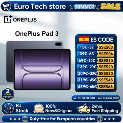Versión Global OnePlus Pad 3 tableta de 13,2 pulgadas pantalla de 144Hz 12140mAh Snapdragon 8 batería 13MP cámara trasera 8 altavoces carga de 80W