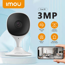 IMOU Cue 2E 3MP Wifi cámara de seguridad Monitor de bebé interior detección humana visión nocturna cámara IP videovigilancia