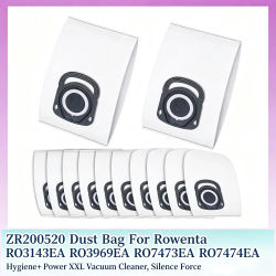 Bolsa para polvo ZR200520 para aspiradoras Rowenta RO3143EA RO3969EA RO7473EA RO7474EA Hygiene+ Power XXL, Silence Force, X-Trem Power