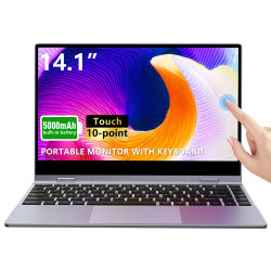 Dopesplay Monitor Portátil de 14.1 Pulgadas con Batería Integrada de 50000mAh, Pantalla Táctil de 10 Puntos, 1080P HDR IPS, Extensor de Segunda Pantalla
