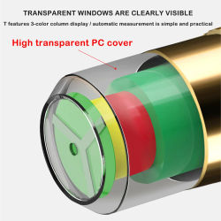 Kit de herramientas de diagnóstico de válvula de Monitor de neumáticos de motocicleta, indicador de Sensor de tapa de válvula de calibre de presión de neumáticos de coche, herramienta de monitoreo de