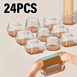 Protector de suelo para patas de silla gruesa, almohadillas antideslizantes de silicona para muebles, cubierta para patas de mesa resistente al desgaste, Protector de suelo a prueba de arañazos