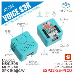 Kit de Desarrollo de Altavoz Inteligente Atom VoiceS3R Oficial de M5Stack