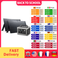 ALLPOWERS Solarpanel 100W 140W 200W Cargador de energía solar con batería LiFePo4 299Wh 600W Central eléctrica portátil para camping RV