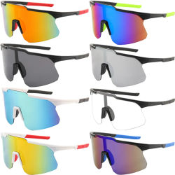 1/2/8pcsGafas de sol polarizadas para ciclismo, deporte al aire libre, ciclismo, correr, esquí, gafas de pesca a prueba de viento para hombres y mujeres