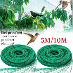 Red antipájaros para jardín, malla de protección de frutas para huerto de plantas, red para verduras, valla antipájaros, protección reutilizable para hojas de estanque