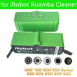 Baterías Li-Ion 14,4 V para limpiador iRobot Roomba 900 800 700 600 serie 960 980 981 965 895 890 860 695 692 690 680 675