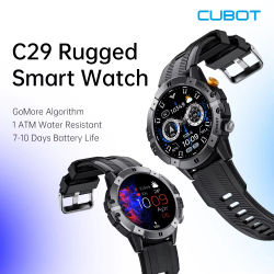 CUBOT C29 SmartWatch 1,52 pulgadas 1ATM reloj deportivo resistente al agua para hombres batería de 410mAh, llamada Bluetooth, frecuencia cardíaca y Monitor de salud 24H