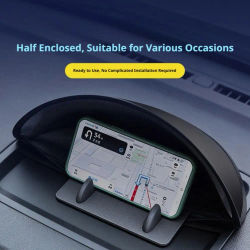 Parasol Plegable para Teléfono de Coche, Antideslumbrante y Resistente al Calor, Protector Solar para Teléfono de Coche, para el Tablero de Instrumentos de Automóviles y SUV, Navegación Durante la
