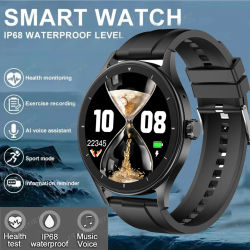 Nuevo Monitor ECG reloj inteligente 2025 HD Bluetooth llamada Monitor de ritmo cardíaco durante el sueño oxígeno en sangre GPS movimiento deportes impermeable Smartwatch