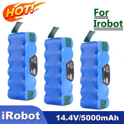 Para iRobot Roomba 500 batería de aspiradora 5000mAh Li-ion 600 700 800 Series 510 530 550 560 580 620 630 650 760 14,4 V batería