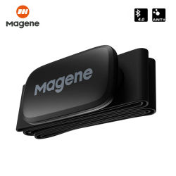 Magene H64 Monitor de ritmo cardíaco Mover Bluetooth ANT Sensor con correa para el pecho ordenador bicicleta Wahoo Garmin BT deportes