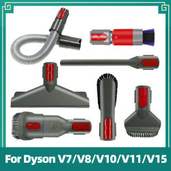 Tubo de extensión telescópico compatible para Dyson V7 V8 V10 V11 V15 Aspiradora de mano Herramienta de extensión Accesorios Repuestos