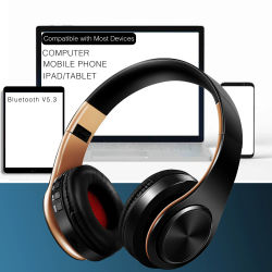AYVVPII Reproductor sin pérdidas Auriculares Bluetooth con micrófono Auriculares estéreo inalámbricos Música para Iphone Samsung Xiaomi mp3 Deportes