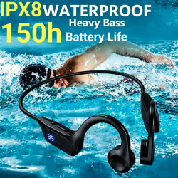 Auriculares inalámbricos de conducción ósea X7, auriculares deportivos compatibles con Bluetooth, manos libres con micrófono para correr
