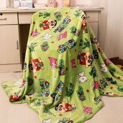 Manta con estampado de dibujos animados de Anime, manta de Franela cálida, funda de almohada, manta de estilo japonés, colcha para dormitorio, sofá cama, siesta para niñas y niños