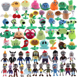 Plants vs Zombies 2 personajes de videojuegos juguetes de peluche plantas PVZ Peashooter SunFlower Anime muñecos de peluche regalos para niños