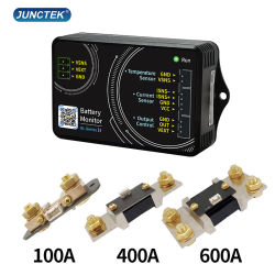 Monitor de batería Bluetooth KL-F DC 0-120V 0-600A probador de batería voltaje corriente VA medidor batería Coulomb medidor indicador de capacidad