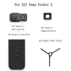 Nuevo Reemplazo para DJI Osmo Pocket 2, Mango Multifuncional con Micrófono Inalámbrico Incorporado, Receptor WiFi, Módulo Bluetooth, Mini Joystick