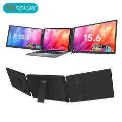 Rospider Pantalla extensora de pantalla dual de 15,6 pulgadas FHD IPS Monitor triple expandible de alta definición para productividad de computadora portátil