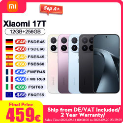 Versión Global Xiaomi 17t, Teléfono Inteligente Xiaomi Hyper AI, HDR10, Pantalla AMOLED de 6.59', Lente Leica Summilux de 50Mp, Batería de 650mAh, Teléfonos Móviles