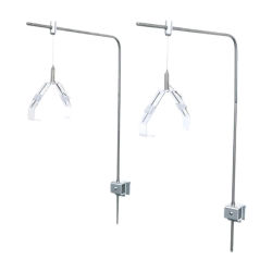 Soporte de iluminación para plantas acuáticas, soporte de luz para acuario para tanques marinos, peces, plantas acuáticas, agua salada, 2 uds.