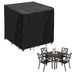 Juego de fundas cuadradas para muebles de Patio, resistentes a los rayos UV, protección para mesa y silla de exterior para todo tipo de clima, 300 tamaños