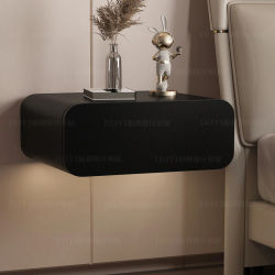 Mesitas de noche flotantes creativas, mesita de noche minimalista moderna, muebles de dormitorio que ahorran espacio, gabinetes de almacenamiento compactos para el hogar