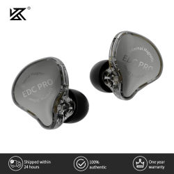 Auriculares KZ EDC Pro con Monitor intrauditivo dinámico, auriculares con cable HiFi, auriculares estéreo de graves para juegos y música, auriculares deportivos con reducción de ruido edx