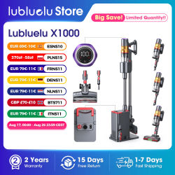 Aspiradora Inalámbrica Lubluelu de 400W y 52KPA, Electrodoméstico de Mano con Función de Aromaterapia y Pantalla LED para Pisos, Alfombras y Pelo de Mascotas