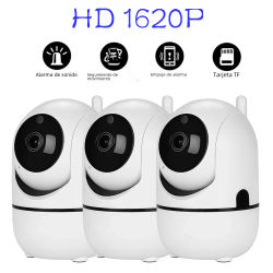 Cámara IP Wifi de 1620P YCC365 Plus, seguimiento automático en casa inteligente, red de visión nocturna completa, vídeo CCTV inalámbrico, cámara de seguridad para bebés
